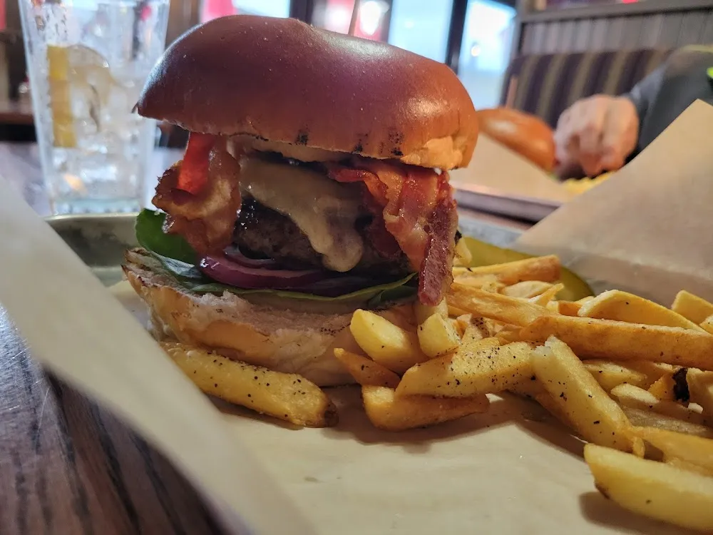 Maple Apple Bacon Burger