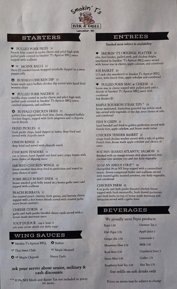 Smokin T's Bar & Grill HOUSE BURGER*